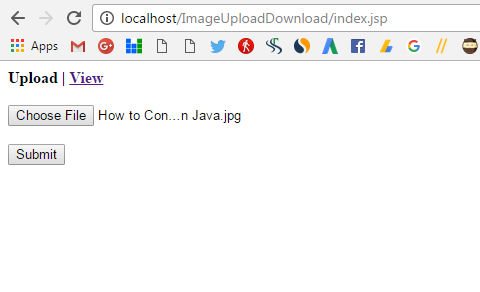 Save and Retrieve Image from MySQL Database Using Servlet and JSP