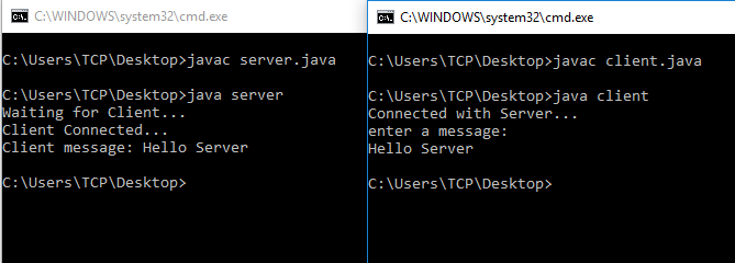 Java Socket Programming (Client Server Program)