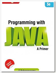 Programming with Java by Balagurusamy