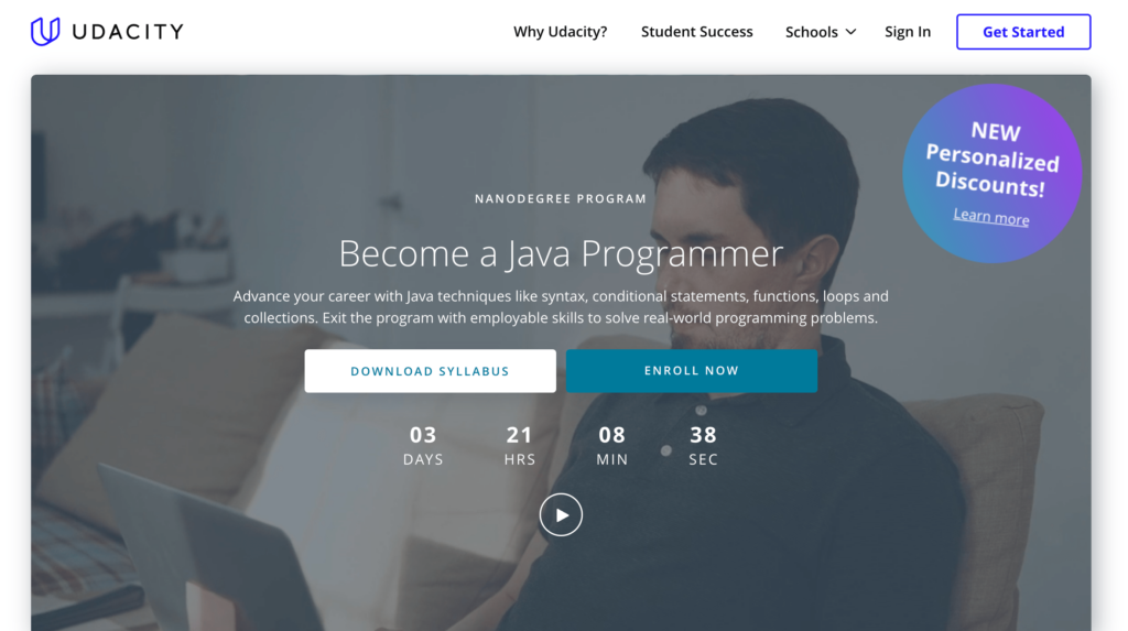 Become a Java Programmer by Udacity